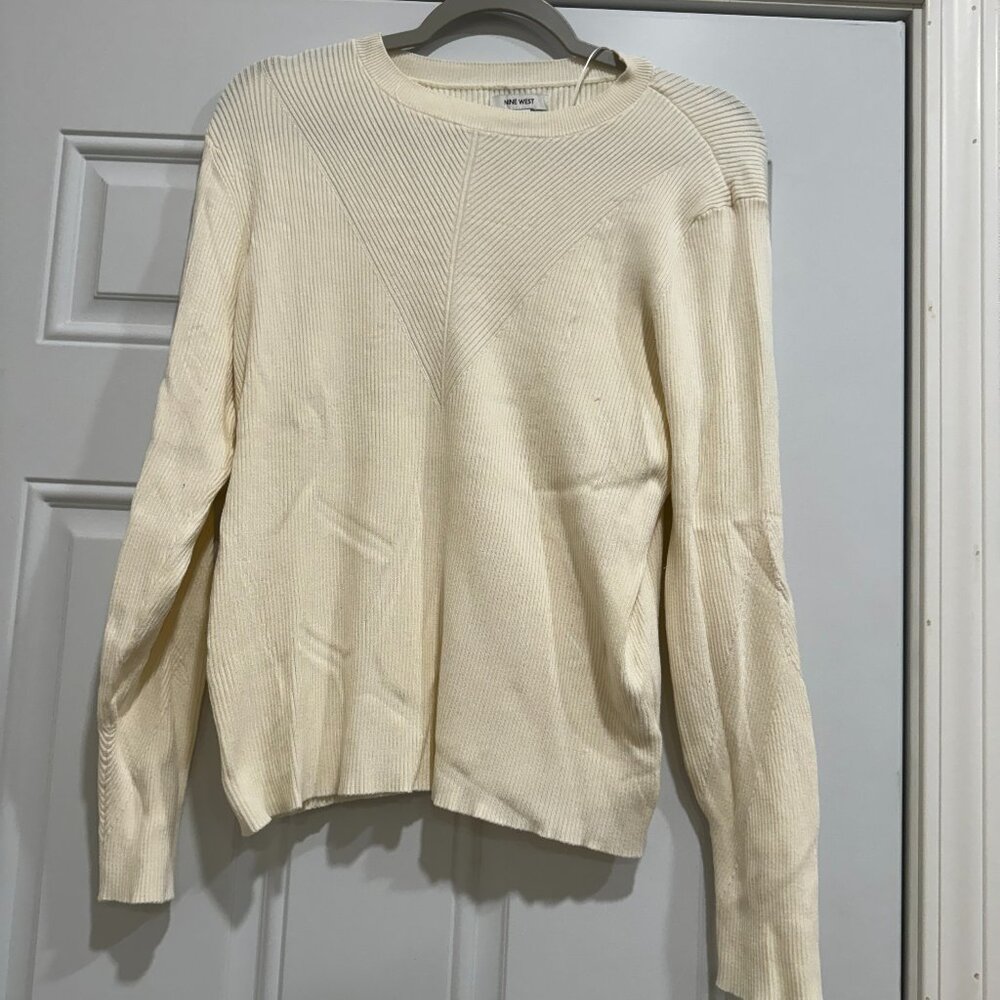 NINE WEST RIBBED SWEATER